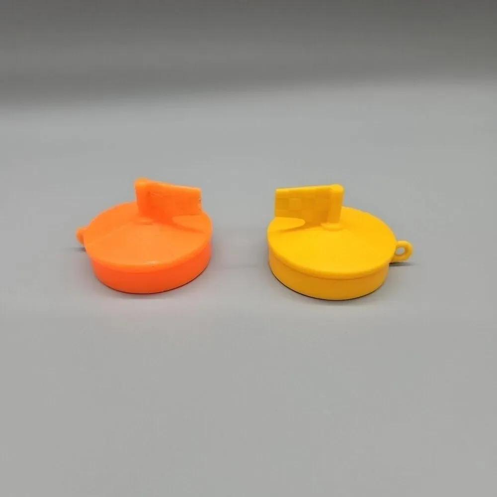 Fisher Price Adventure People 1981  Buoy & Scuba Orange Yellow lot of 4